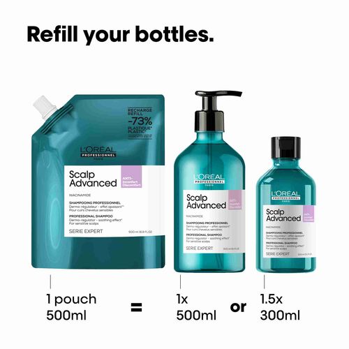 (리필) 스칼프 안티 디스컴포트 샴푸 - 로레알 프로페셔널 | L'Oréal 파트너샵